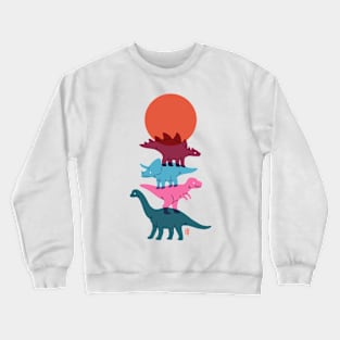 Colourful Dinosaurs 2 Crewneck Sweatshirt
